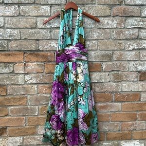 Adrianna Papell Occasions, halter top special occasions dress.